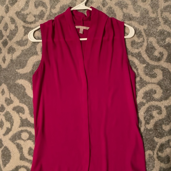 Fuschia Banana Republic blouse size 2 - Picture 2 of 2